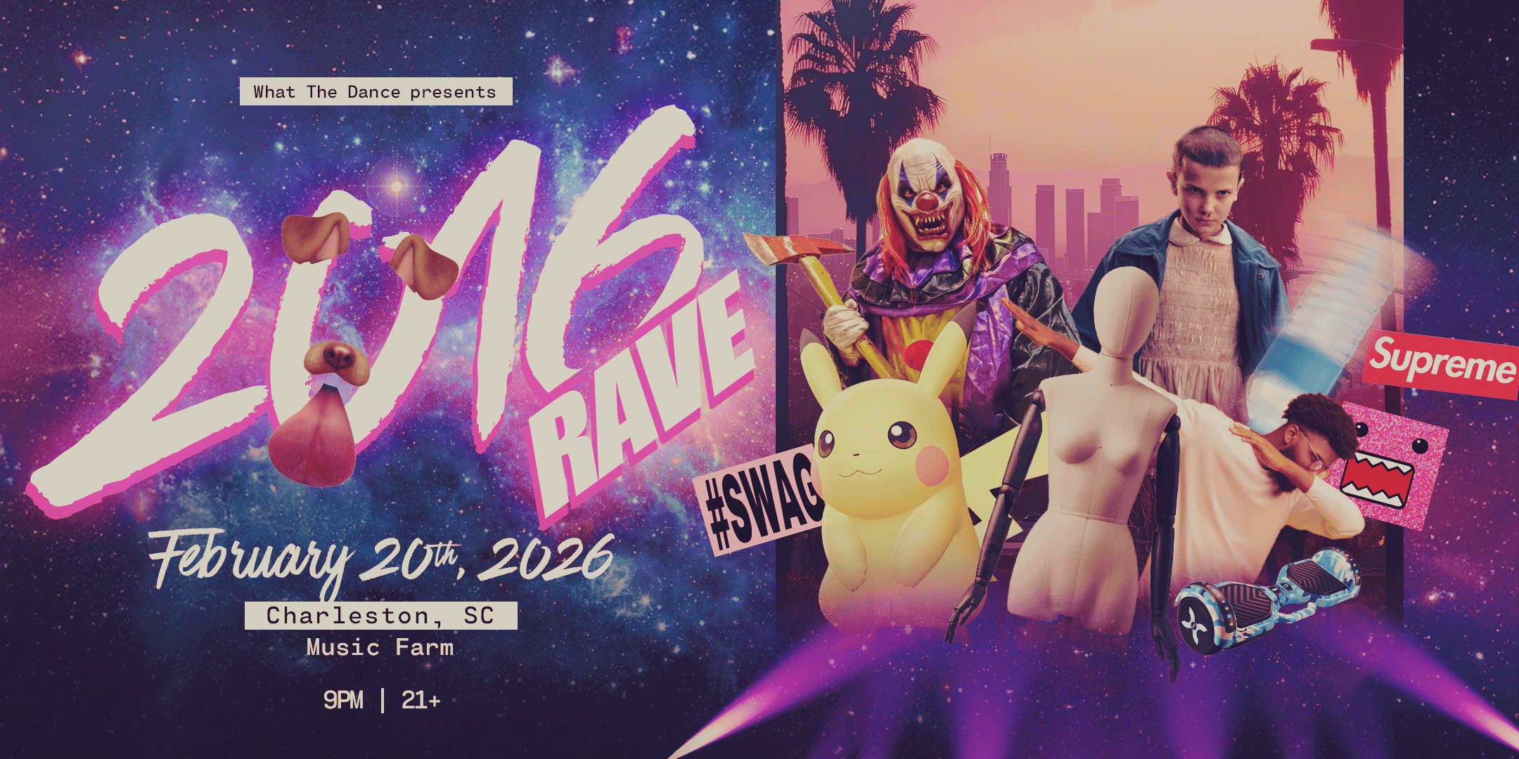 2016 Rave at Music Farm | Charleston, South Carolina on February 20, 2026